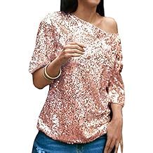 maglia nera con paillettes|Amazon.it: Maglia Con Paillettes.